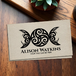 トリスケールトリプルムーンオーナメント 名刺