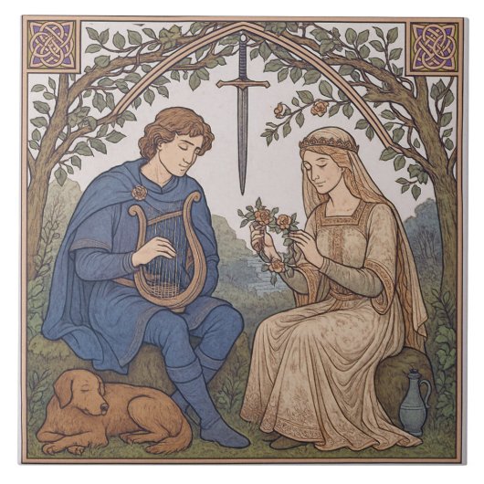 トリスタンとイゾルド タイル (正面)