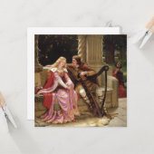 トリスタンとイゾルド(中世ロマンス)ヴィンテージアート カード (正面/裏面インサイチュ)