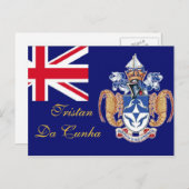 トリスタンダクーニャセントヘレナのはがき ポストカード (正面/裏面)