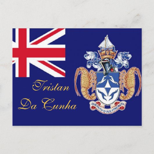 トリスタンダクーニャセントヘレナのはがき ポストカード (正面)