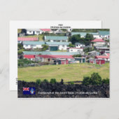 トリスタンダクーニャ葉書。エディ実在ンバグの写真 ポストカード (正面/裏面)