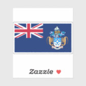 トリスタン・ダ・クンハ国統一された国旗 シール (シート)