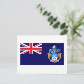 トリスタン・ダ・クーニャ国旗 ポストカード (スタンド正面)