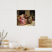 トリスタン&伊勢ルトbyエドモンド・レイトン1902 ポスター (キッチン)