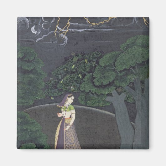 トリストに向かう途中の女性、ゲーリー、1760年 マグネット (正面)