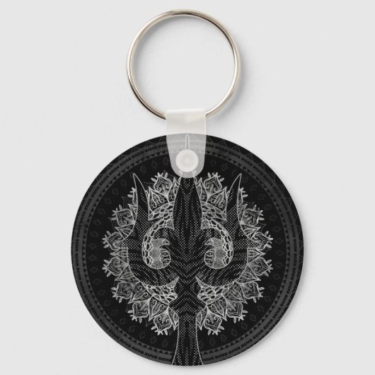 トリスラ – シヴァのトライデント キーホルダー (正面)