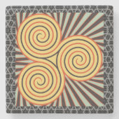 トリス太陽のキオン ストーンコースター (正面)