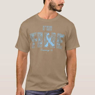 トリソミー18素晴らし認識度リボンこのファミリーW Tシャツ