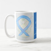 トリソミー18認識度リボンエンジェルマグ コーヒーマグカップ (左)