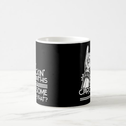 トリソミー21ダウン症候群ロックイン'この追加 コーヒーマグカップ (中央)