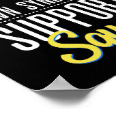 トリソミー21ダウン症候群支援スクワッドリボン ポスター (角)