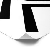 トリソミー21ダウン症候群3つの染色体矢印 ポスター (角)