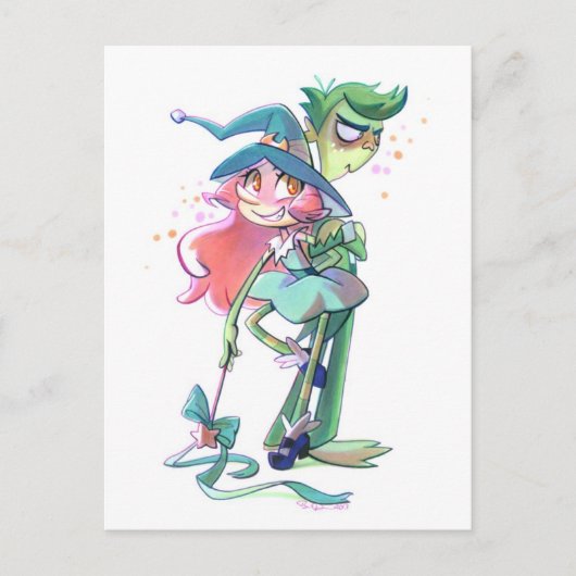 トリッキーでゴルフ ポストカード (正面)