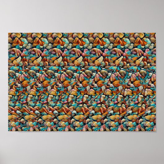 トリッキーなキャッチ – 隠し3Dプリント ポスター (正面)