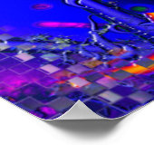 トリッキーなバッガー3Dフラクタル ポスター (角)