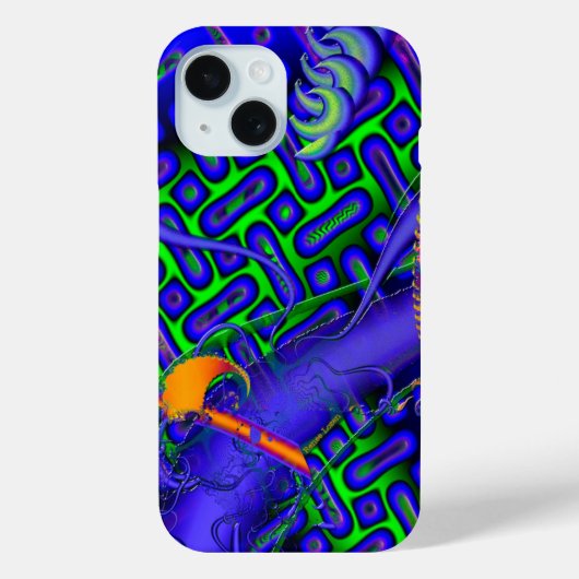 トリッキーなバッガー3Dフラクタル Case-Mate iPhoneケース (裏面)