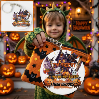 トリッキー・オア・トリートリー・キッズ・ハロウィン・アクリルキーチェーン キーホルダー