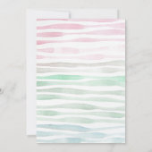 トリックかスリー!かわいいパープルハロウィーン3回目の誕生日 招待状 (裏面)