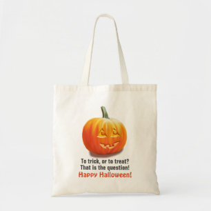 トリックかトリートか?ハロウィンジャックオランタンアドル トートバッグ