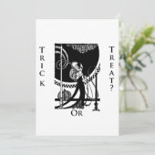 トリックかトリートか？ハロウィーン招待状 招待状 (スタンド正面)