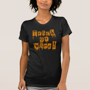 トリックかワインハロウィン Tシャツ