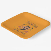 トリックとトリート ペーパープレート (傾斜あり)