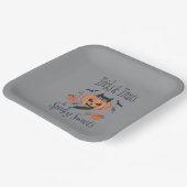 トリックとトリート ペーパープレート (傾斜あり)