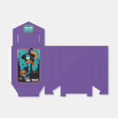 トリックなし – トリートのみ！ハローウィンパーティ箱 フェイバーボックス (折り畳みなし)