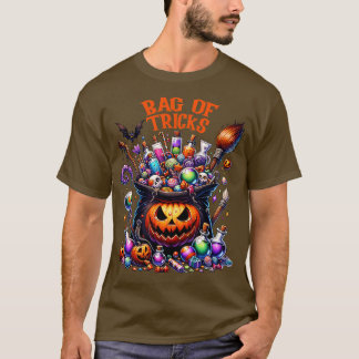 トリックのバッグはハロウィンシーズンの人々 Tシャツ