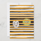 トリックはなし！お菓子だよ！ハロウィンパーティー 招待状 (裏面)