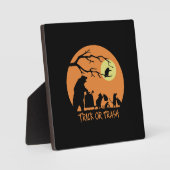 トリックまたはゴミ フォトプラーク (正面)