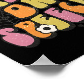 トリックまたはスピーチGroovyハロウィーン音声病理学 ポスター (角)