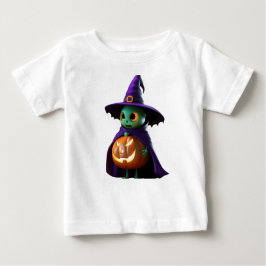 トリックまたはティー不気味：ハロウィーンのスタイル ベビーTシャツ
