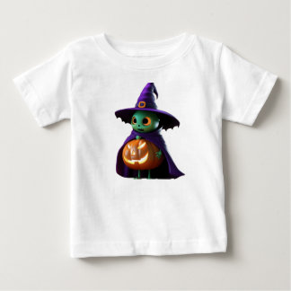 トリックまたはティー不気味:ハロウィーンのスタイル ベビーTシャツ