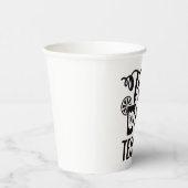 トリックまたはテキーラ面白いハロウィーン飲料 紙コップ (右)