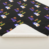 トリックまたはトリートこうもりキャンディ31 UK 10月ハロウィーン シェルパブランケット (3/4)