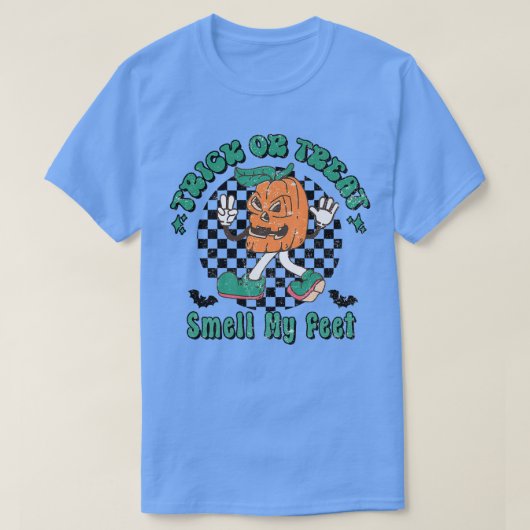 トリックまたはトリートオイ私の足カボチャキッズ幼児 Tシャツ (デザイン正面)