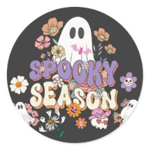 トリックまたはトリートカッ不気味ト幽霊ハロウィーンステッカー