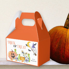 トリックまたはトリートカワイカボチャ幽霊と魔法ポーション フェイバーボックス