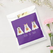 トリックまたはトリートコルギ幽霊ドッグハロウィーン フェイバーバッグ (封をした状態)