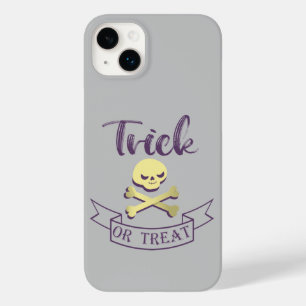 トリックまたはトリートスカルクロスボーンハロウィーンリボン Case-Mate iPhone 14 PLUSケース