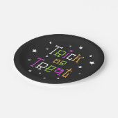 トリックまたはトリートスターハロウィーンの星 ペーパープレート (アングル)