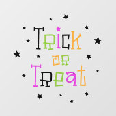 トリックまたはトリートスターハロウィーン ウィンドウサイン (シート)