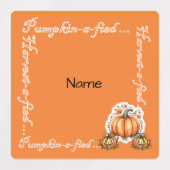 トリックまたはトリートソース… ラベル (デザイン2)