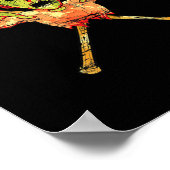 トリックまたはトリートゾンビギフト怖いハロウィーン ポスター (角)