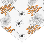 トリックまたはトリートタイポグラフィ(スパイダパターンID680) ショートテーブルランナー (コーナー)