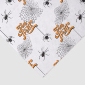 トリックまたはトリートタイポグラフィ(スパイダパターンID680) 薄葉紙 (詳細)