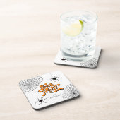 トリックまたはトリートタイポグラフィ(Spiders ID680) コースター (右側)