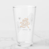 トリックまたはトリートタイポグラフィ(Spiders ID680) タンブラーグラス (裏面)